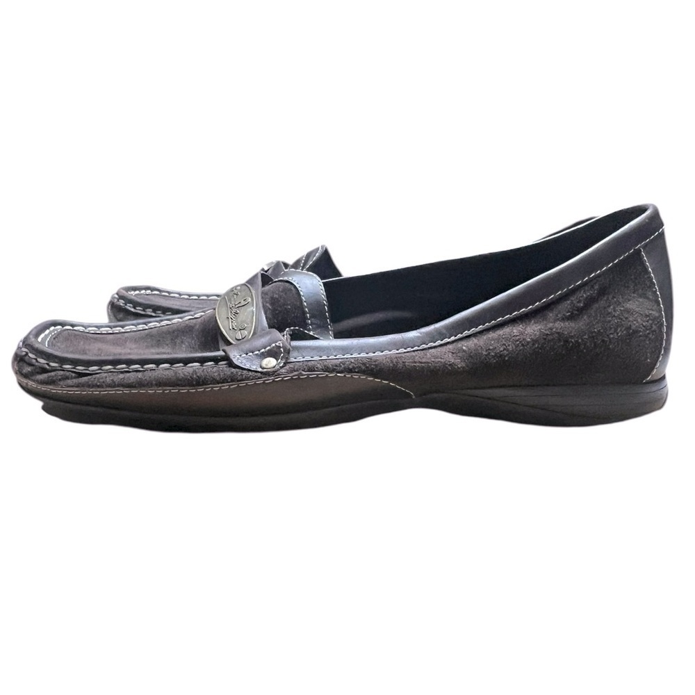 Etienne Aigner Women’s Loafers - Leather/Suede -  Brown -  Size 9